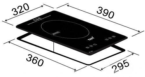 Bếp Từ Đơn Kaff KF-300C