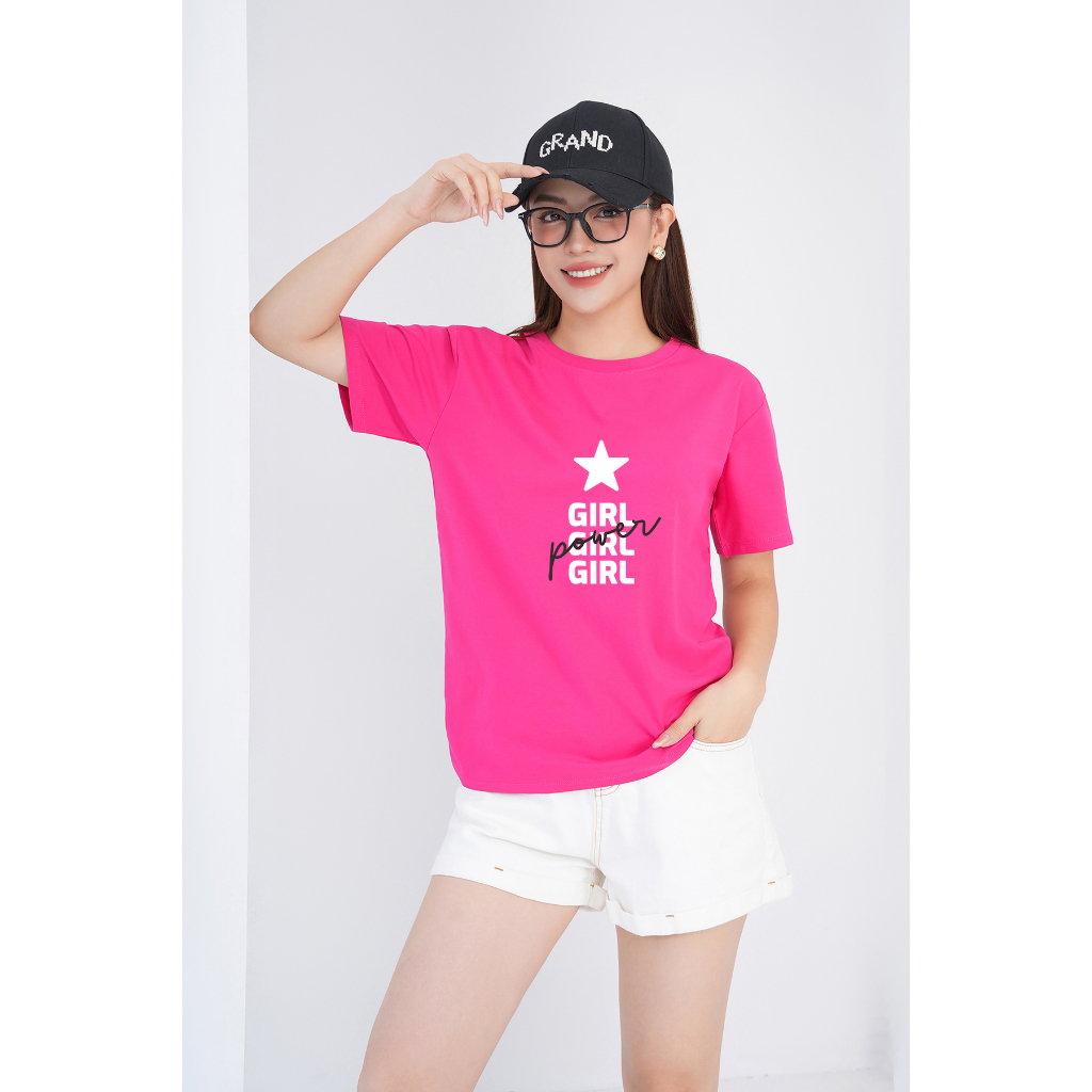 [Form Rộng] Áo thun nữ form rộng in chữ GIRL - Áo phông nữ Loza RT6278_thumbnail_9