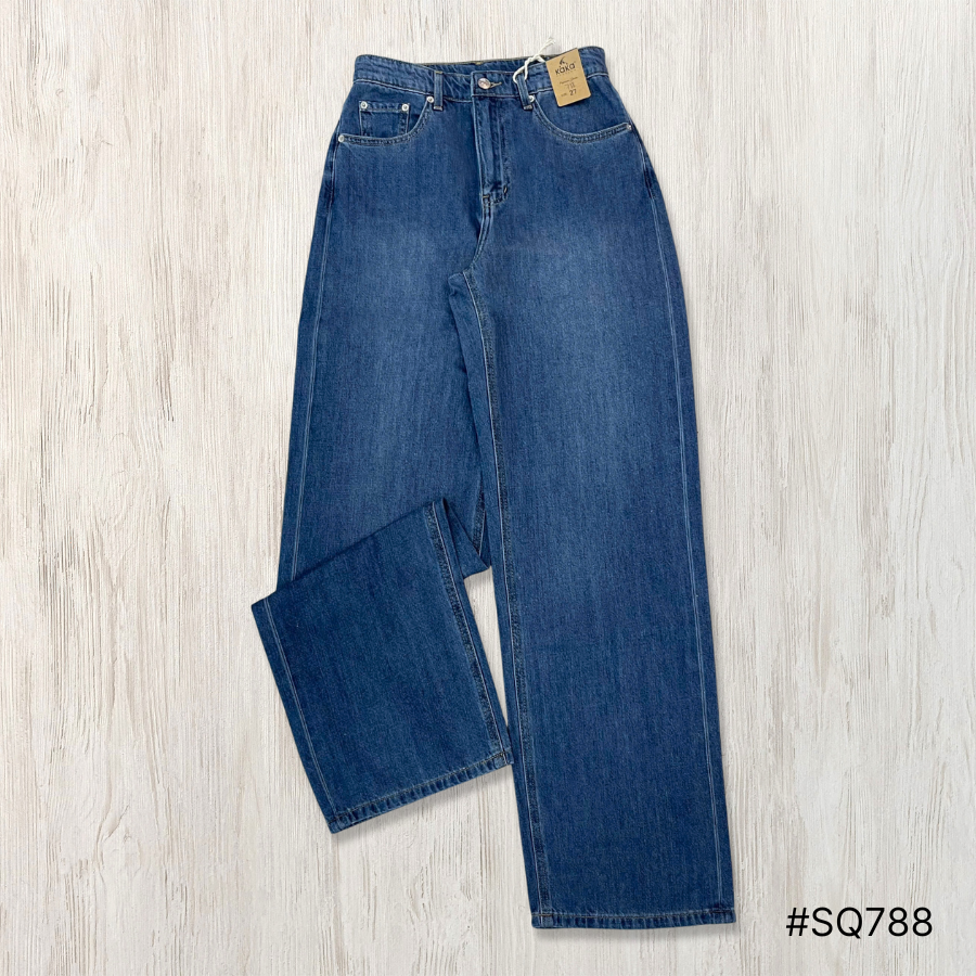 Quần Jean ống rộng Basic Túi thiêu 2s_thumbnail_4