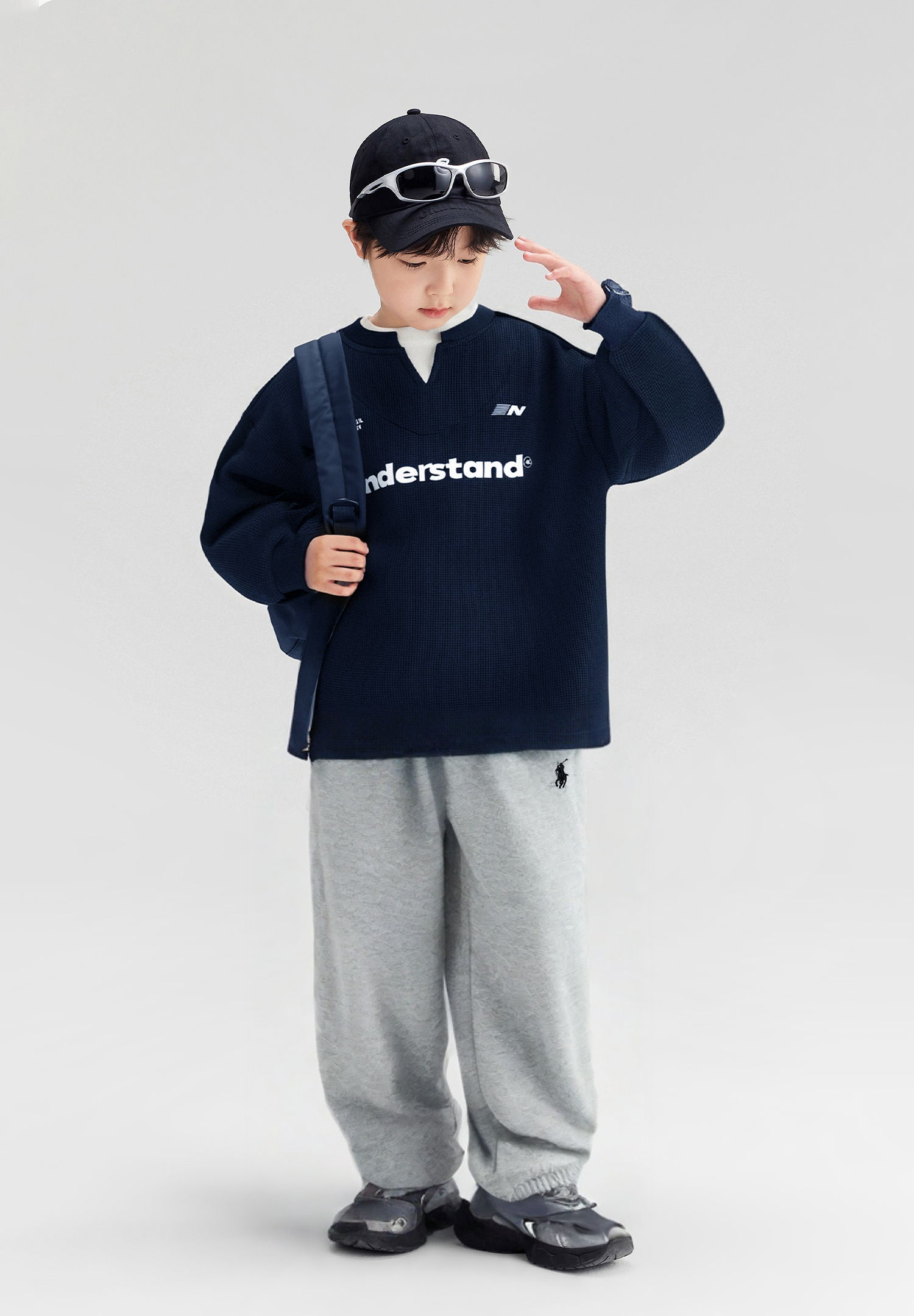 Quần nỉ bé trai thêu POLO QD24004_thumbnail_6