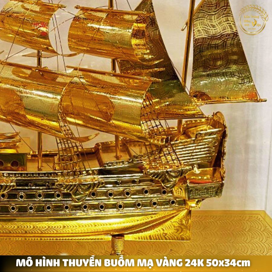 THUYỀN BUỒM ĐẾ ĐỒNG 50x32cm_thumbnail_4