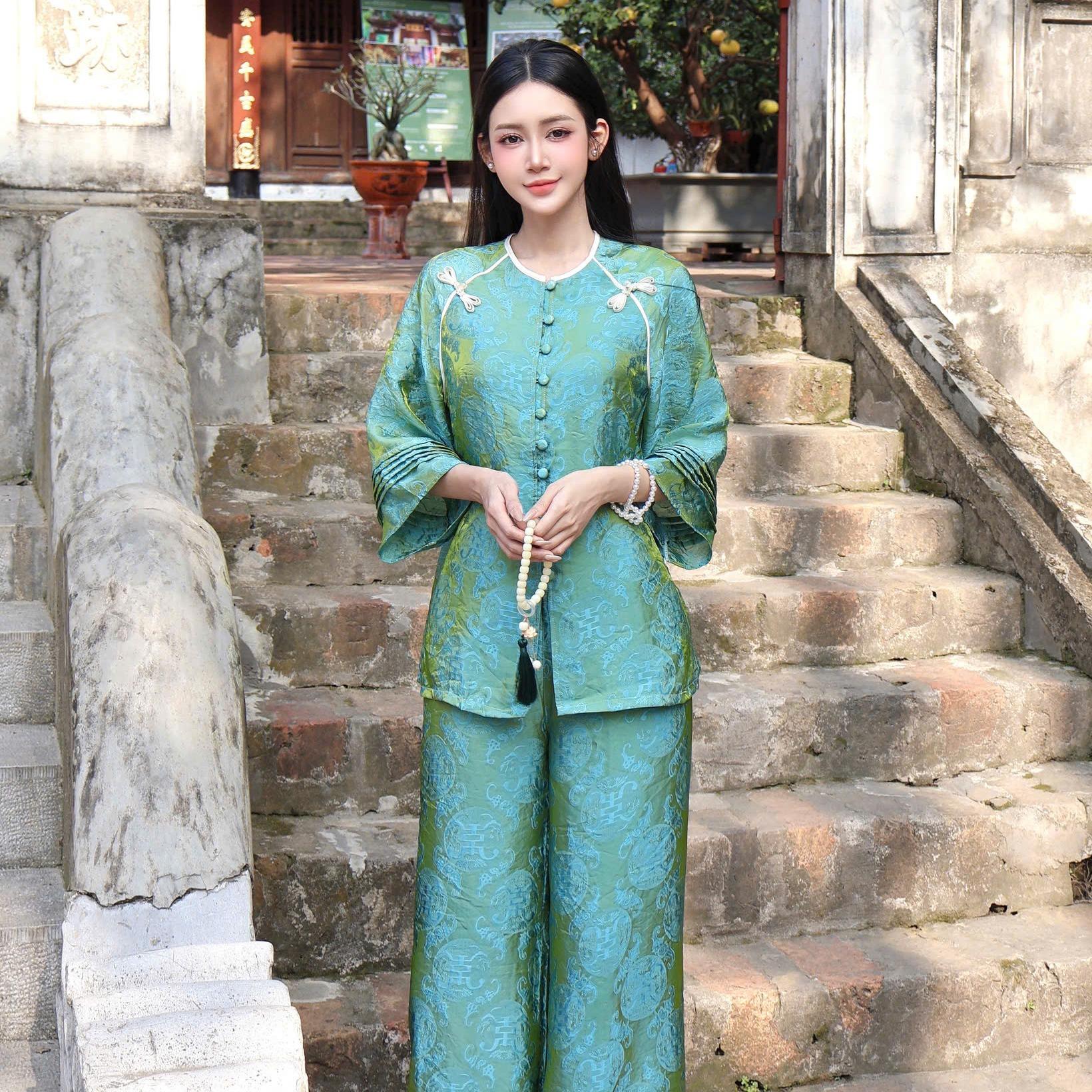 PP376 Pháp phục lễ chùa lụa ánh kim Tinh Nhi_thumbnail_5