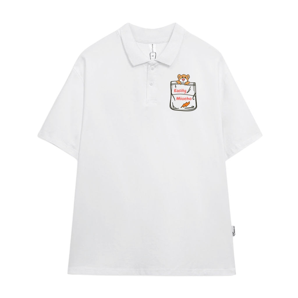 Áo polo nam đứng form tôn dáng PLD803 Miucho Man tay ngắn vải cotton Cổ trụ in basic_thumbnail_8