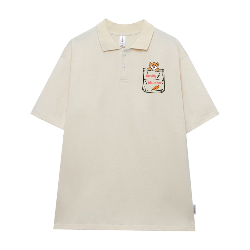 Áo polo nam đứng form tôn dáng PLD803 Miucho Man tay ngắn vải cotton Cổ trụ in basic_thumbnail_0