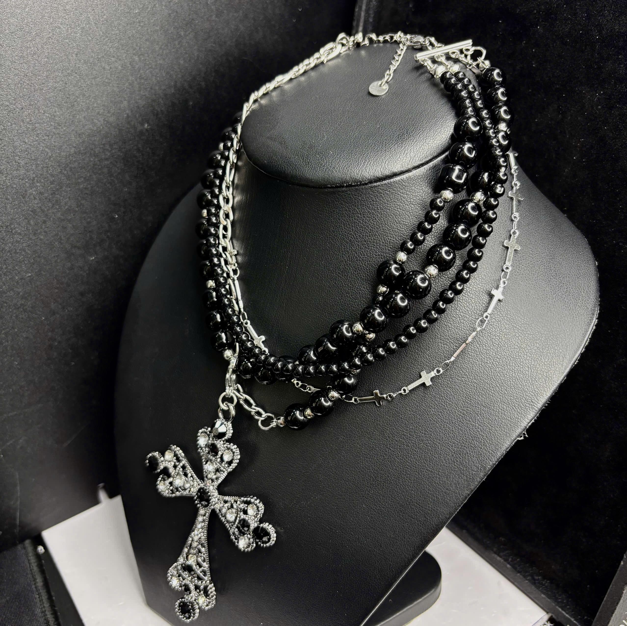 Vòng cổ 2 vòng đen 1 vòng thánh giá rơi_thumbnail_2