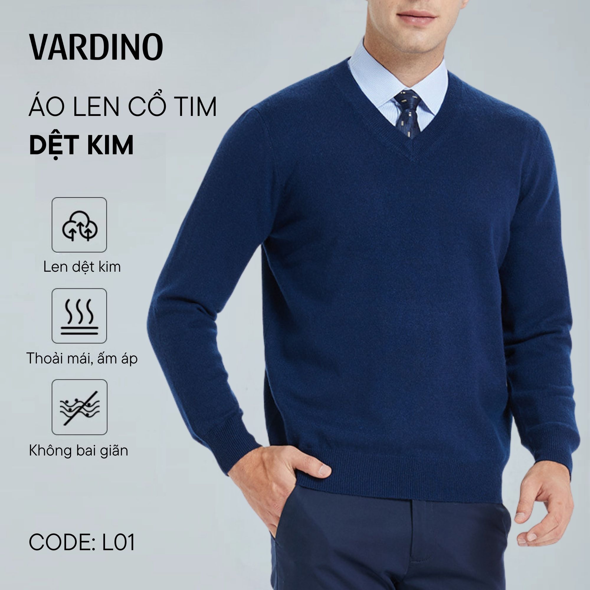Áo len nam Vardino L01