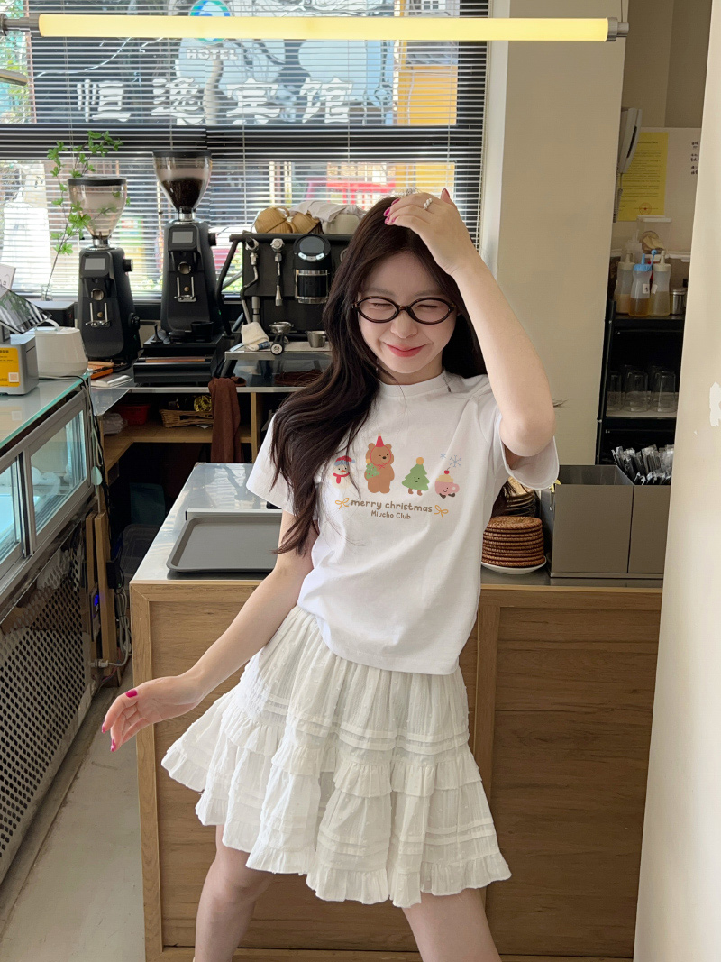 Áo baby tee ôm local brand ABD1628 Miucho vải cotton co giãn thoáng mát cổ tròn in mix_thumbnail_5