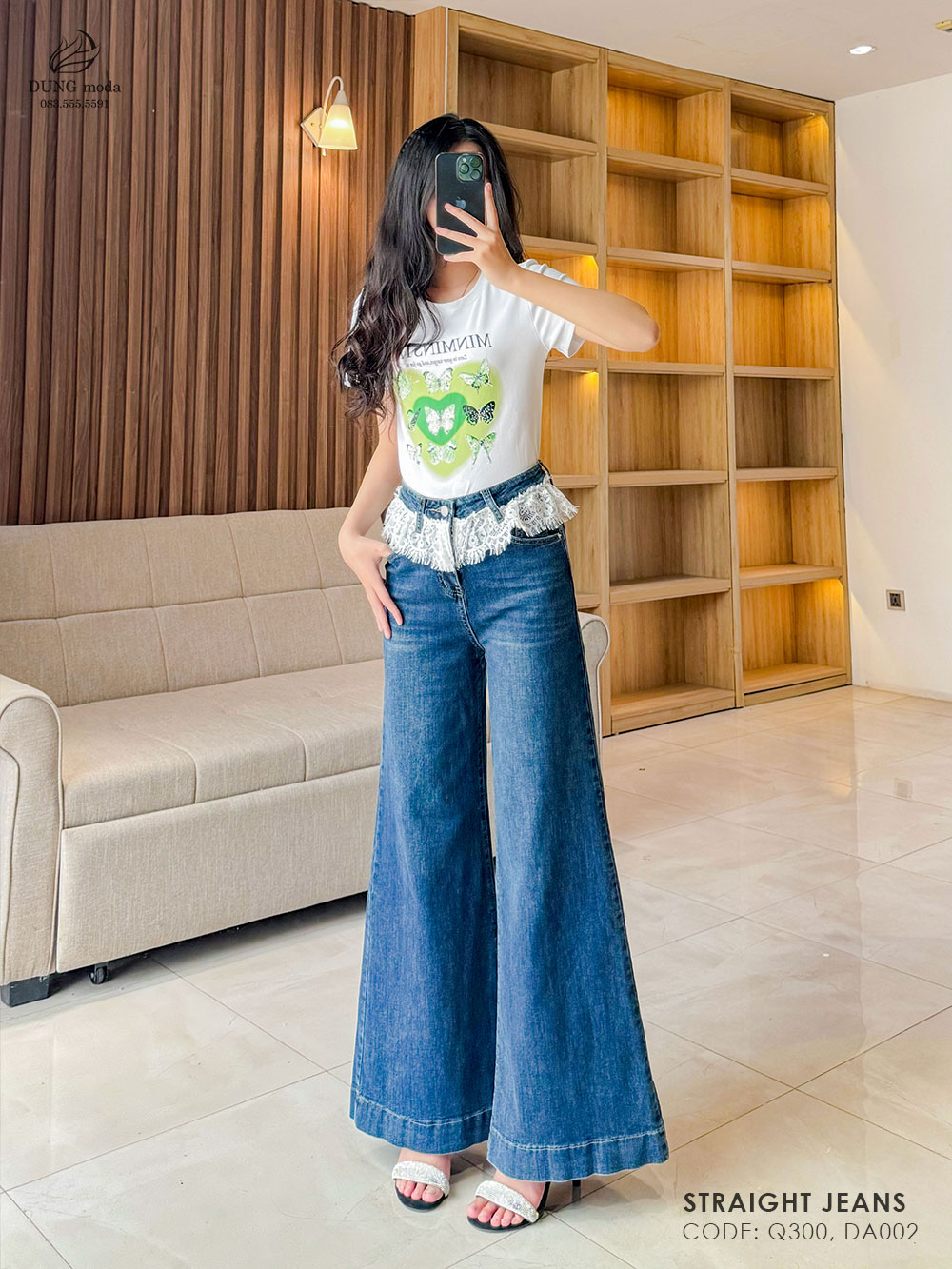Quần Jean Suông DungModaQ300 8073_thumbnail_4