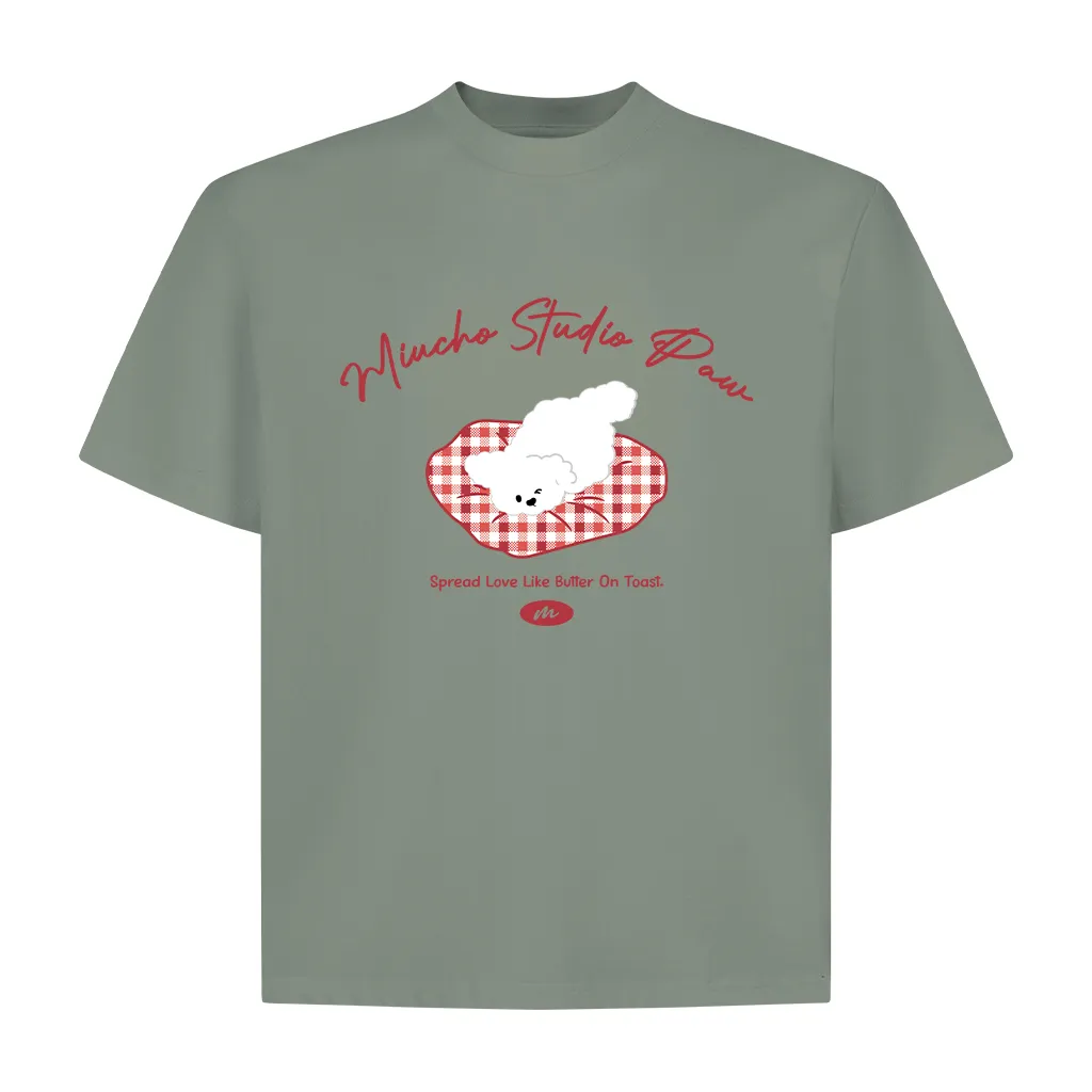 Áo thun boxy hình gấu dễ thương nhiều màu 2547 Miucho vải cotton thoáng mát phong cách Hàn Quốc_thumbnail_14