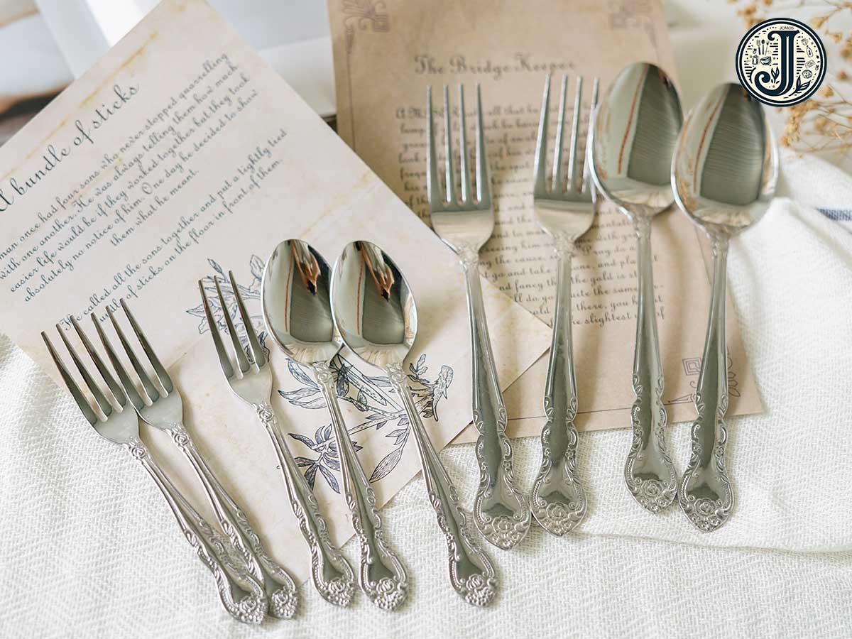 Set muỗng nĩa  ăn trái cây, ăn cơm Melly Japan_thumbnail_3