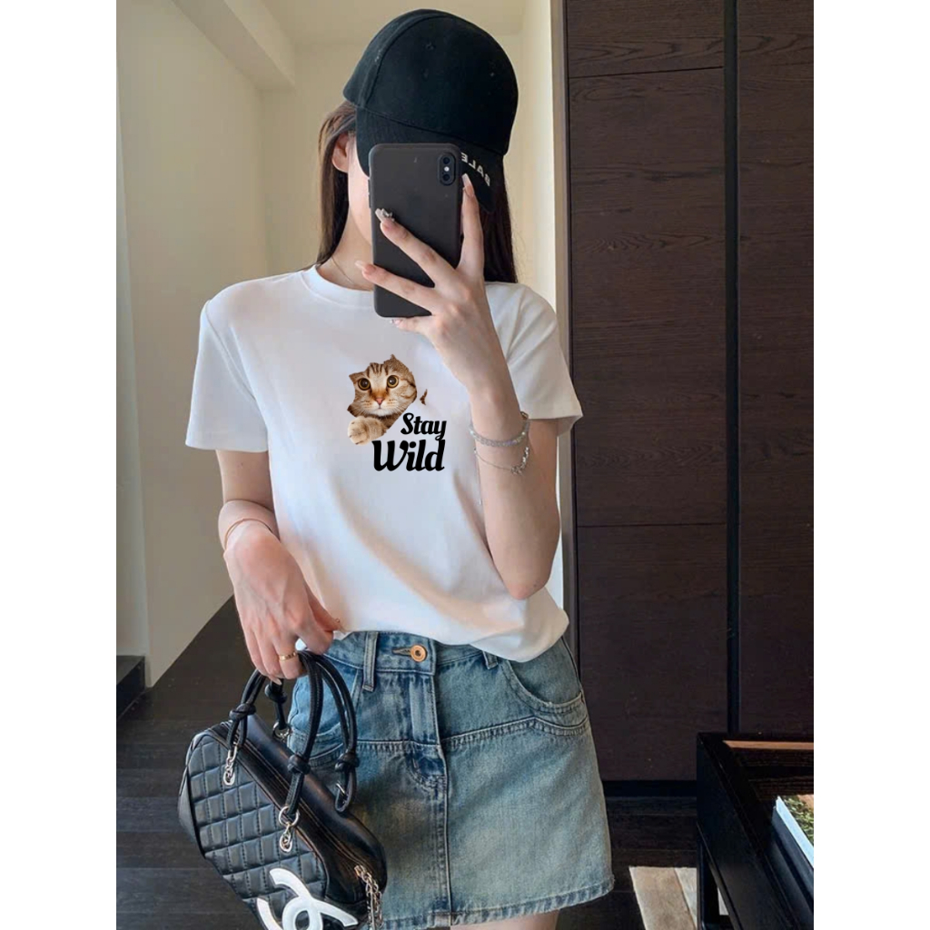 Áo phông nữ form vừa chất liệu thun cotton - LOZA G0299_thumbnail_6