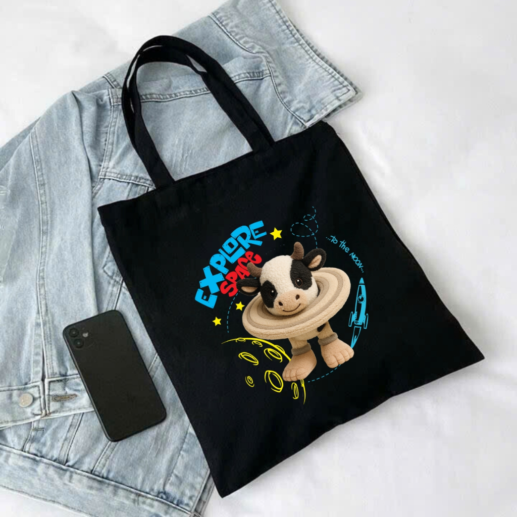 Túi tote in hình Brainrot - Túi vải canvas kích thước 33x37cm đựng vừa A4  và laptop - TOTE25_thumbnail_1