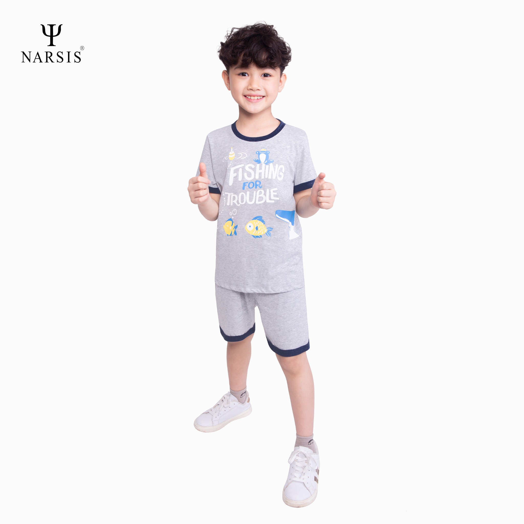 BỘ HÈ BÉ TRAI KE1021 NARSIS CHẤT LIỆU THOÁNG MÁT, DỄ CHỊU, THOẢI MÁI CẢ NGÀY, DỄ VẬN ĐỘNG_thumbnail_3