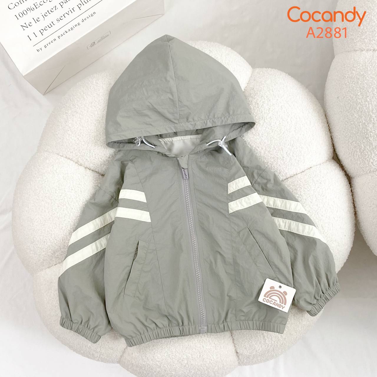 Áo khoác gió XANH RÊU 2 kẻ sọc_thumbnail_0