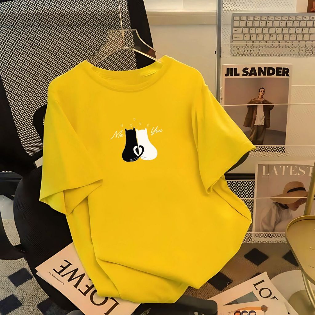 [Form Rộng] Áo thun nữ nhiều màu in hình mèo- LOZA RT8111_thumbnail_5