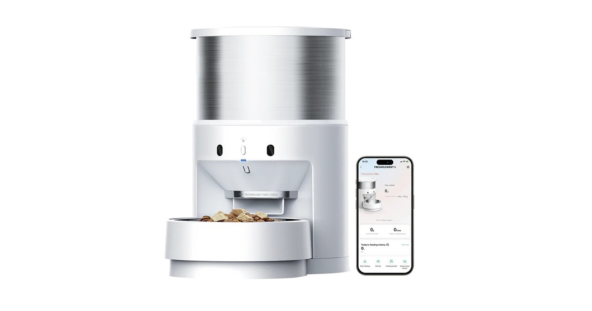 PETKIT Element 3 Infinity Automatic Pet Feeder - 5L