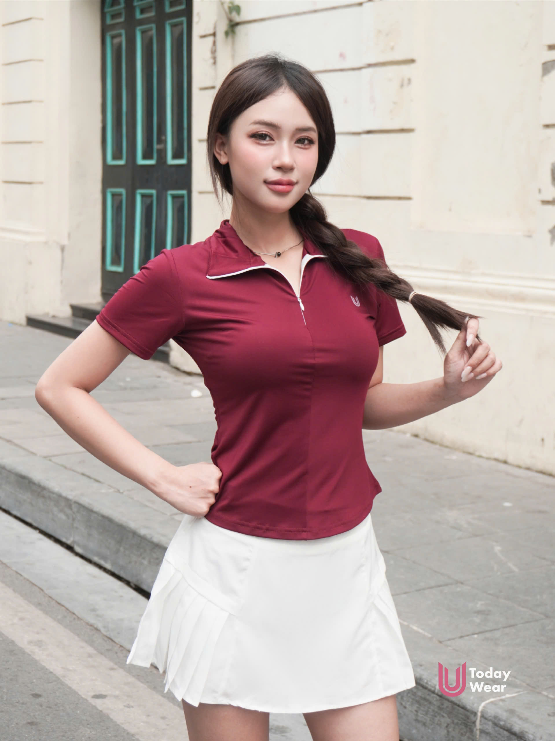 Áo thể thao cổ polo nữ Lia Top_thumbnail_20