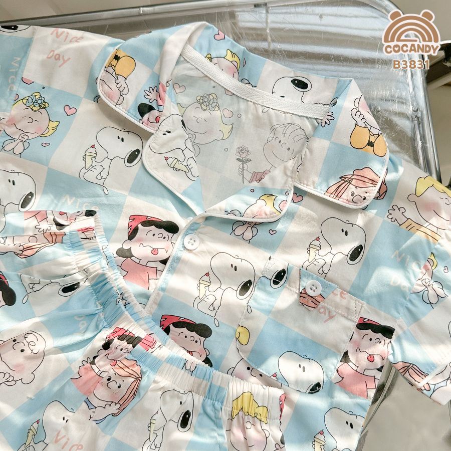 Bộ cộc pijama XANH Snoopy_thumbnail_4