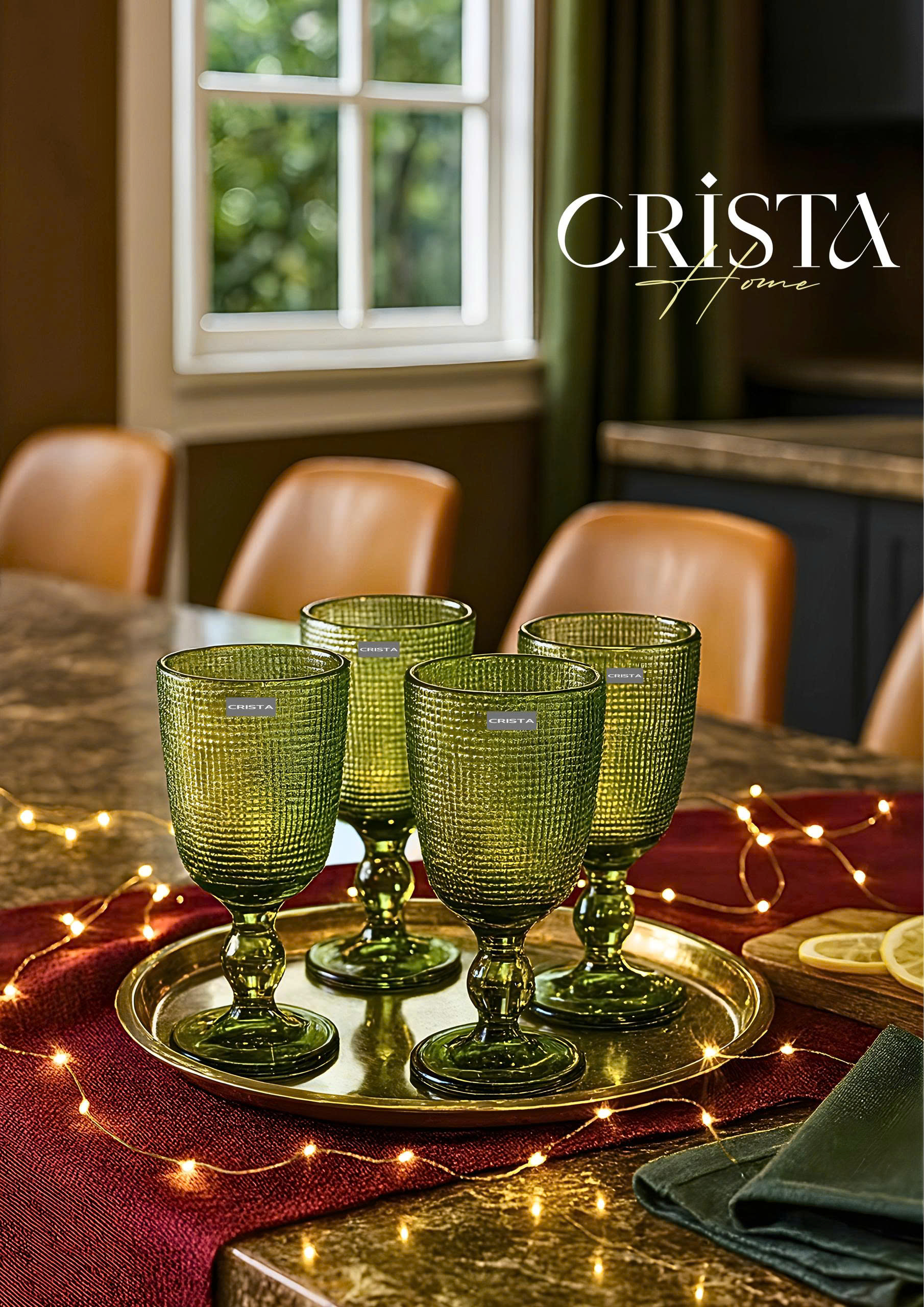 Bộ 6 ly thủy tinh CRISTA HOME vân lưới dập nổi 240 ml_thumbnail_1