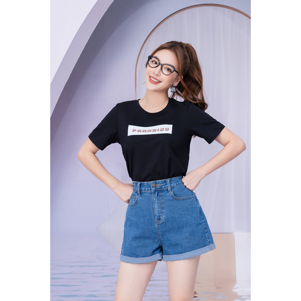 Quần short Jean nữ - Quần đùi nữ Loza QJ602093XD_thumbnail_0
