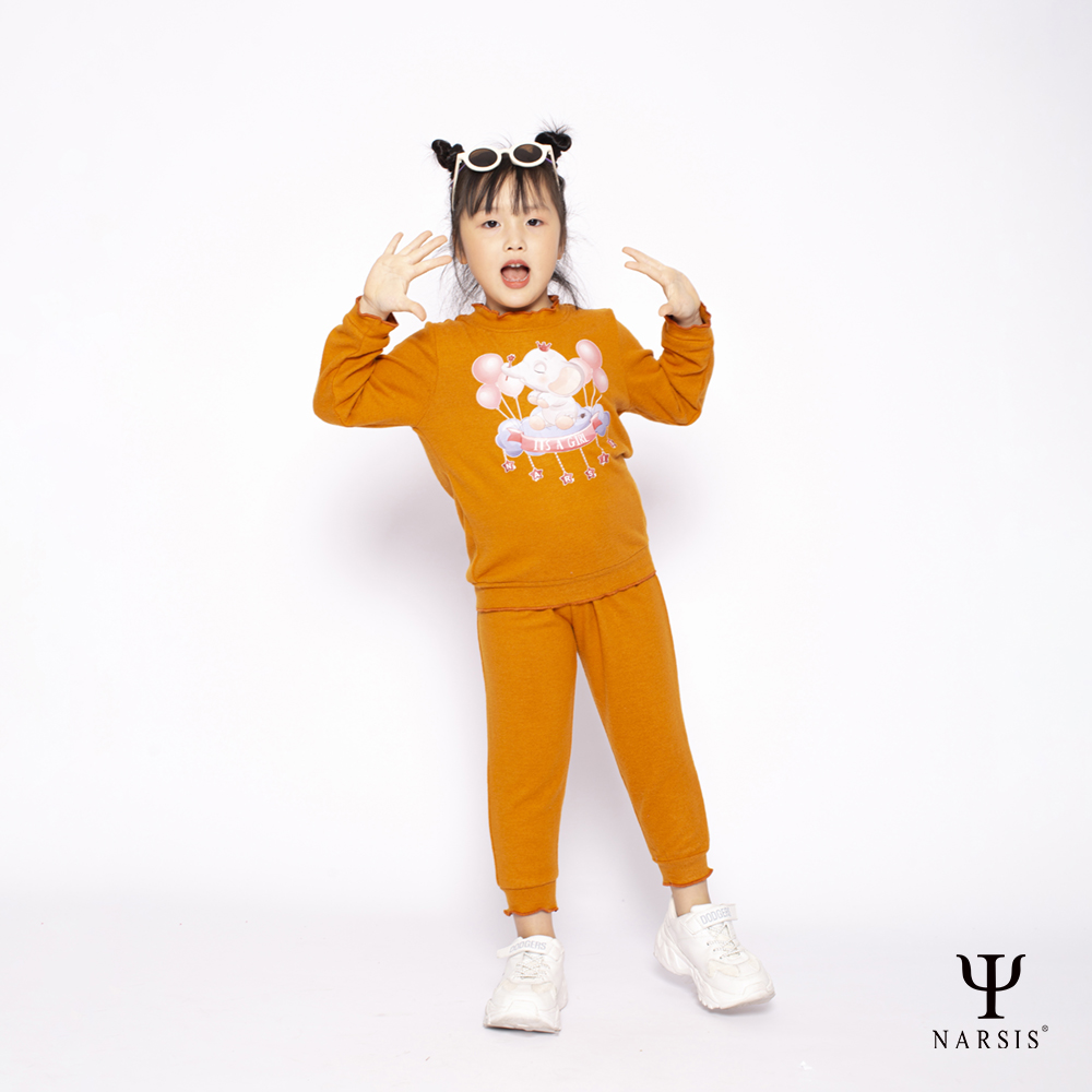 BỘ THU ĐÔNG BÉ GÁI NARSIS DÀI TAY PHỐI MÀU DỄ THƯƠNG CHẤT COTTON LEN ẤM ÁP KM2040 NARSIS VẢI LEN ..._thumbnail_4