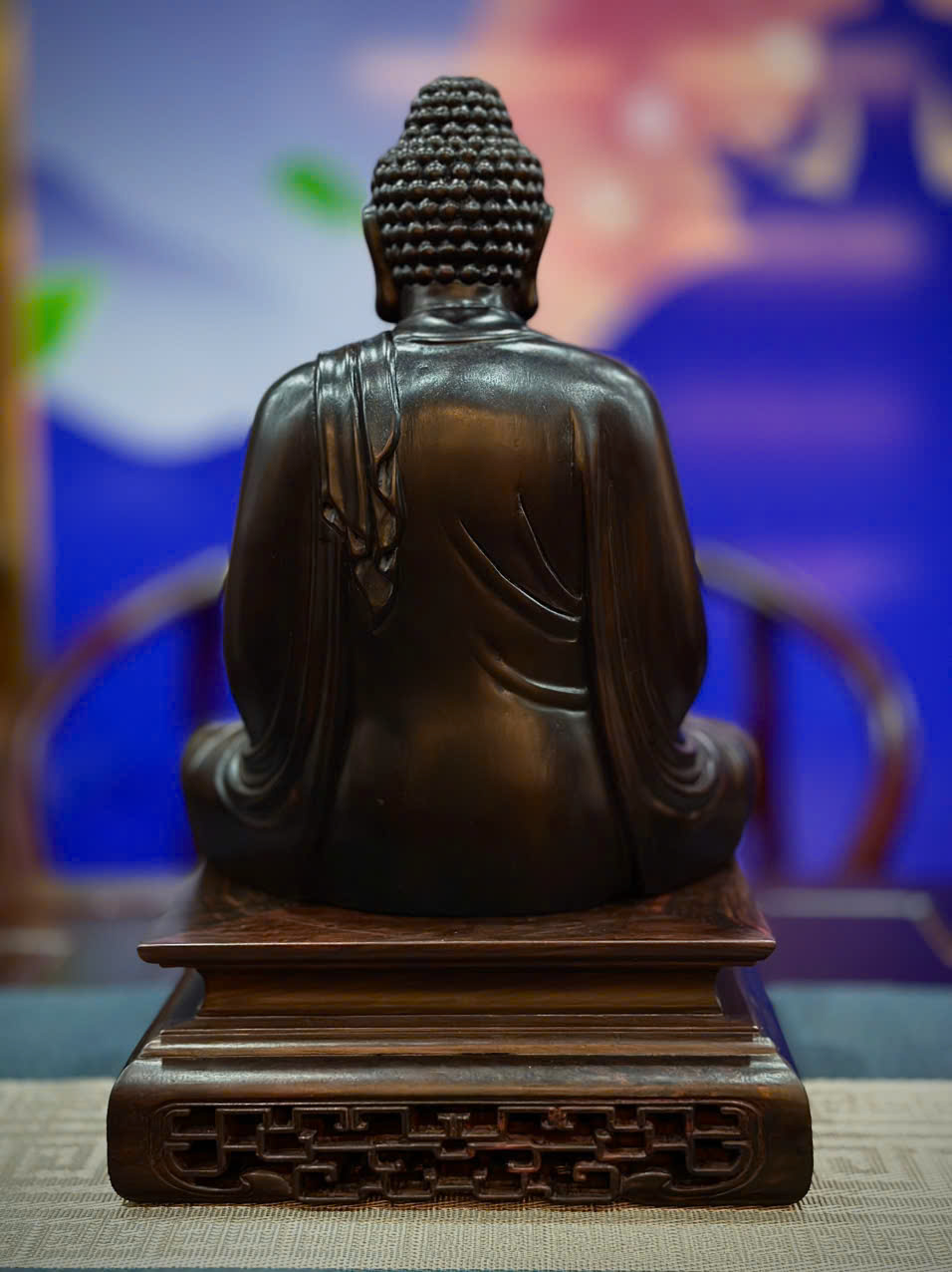 TƯỢNG PHẬT THÍCH CA NGỒI GỖ TRẮC ĐEN_thumbnail_3