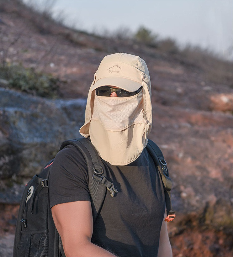 Mũ lưỡi trai đa năng có che gáy tháo rời #HZ2525_thumbnail_9