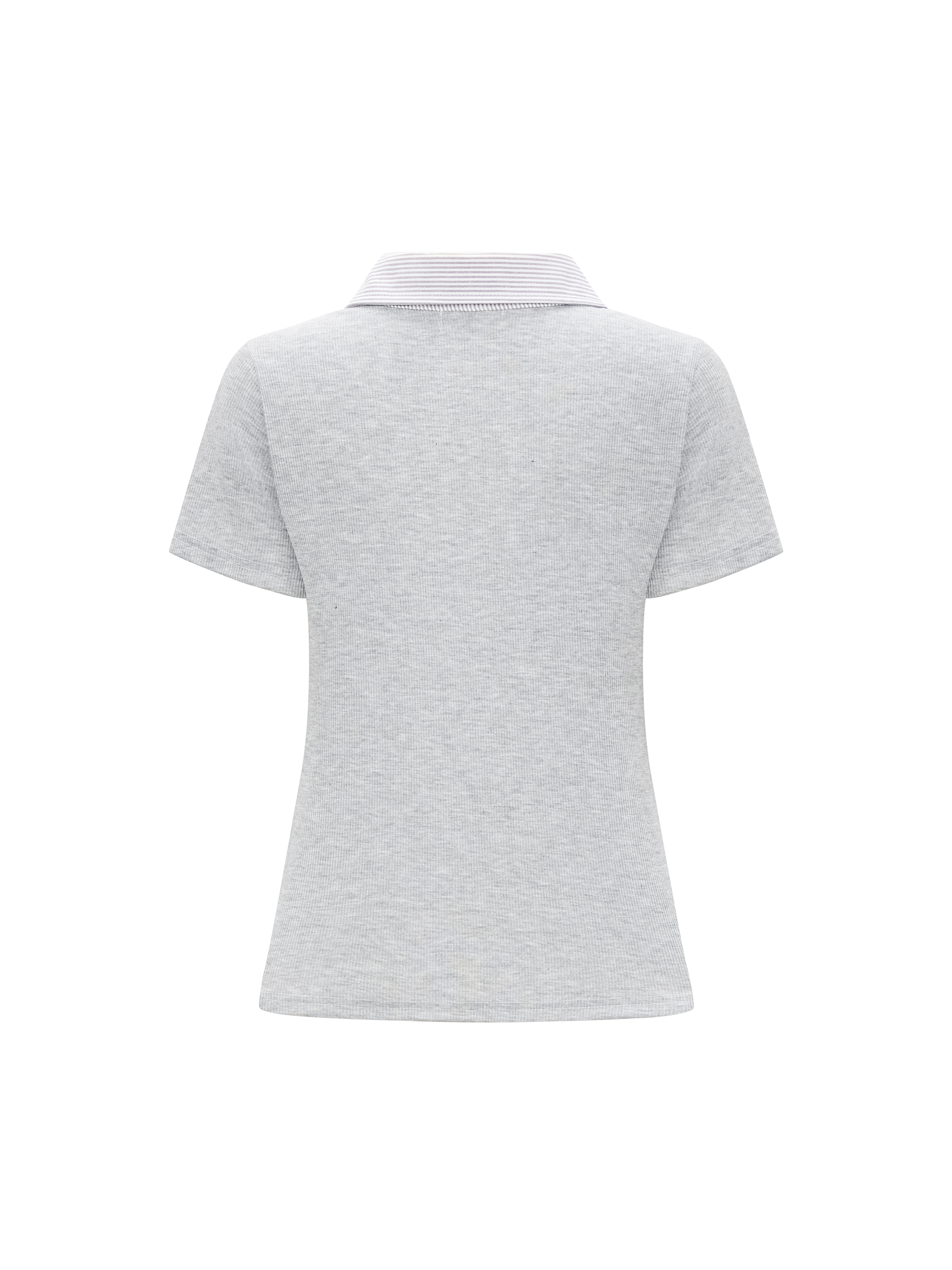 BIGSIZE NỮ-  Áo thun phối cổ sơ mi V-AK092_thumbnail_3