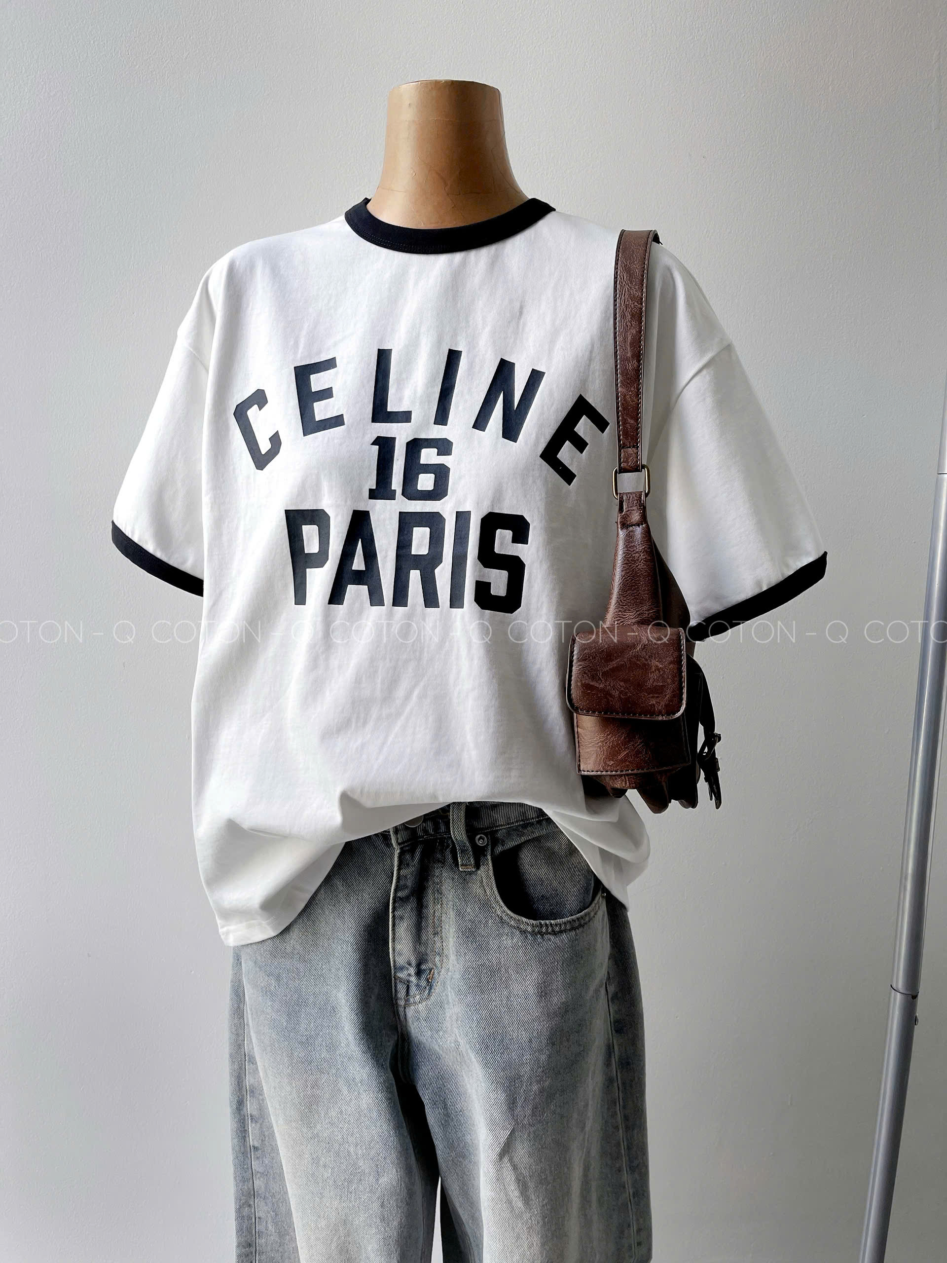 Áo thun cổ tròn trắng in chữ số_thumbnail_3