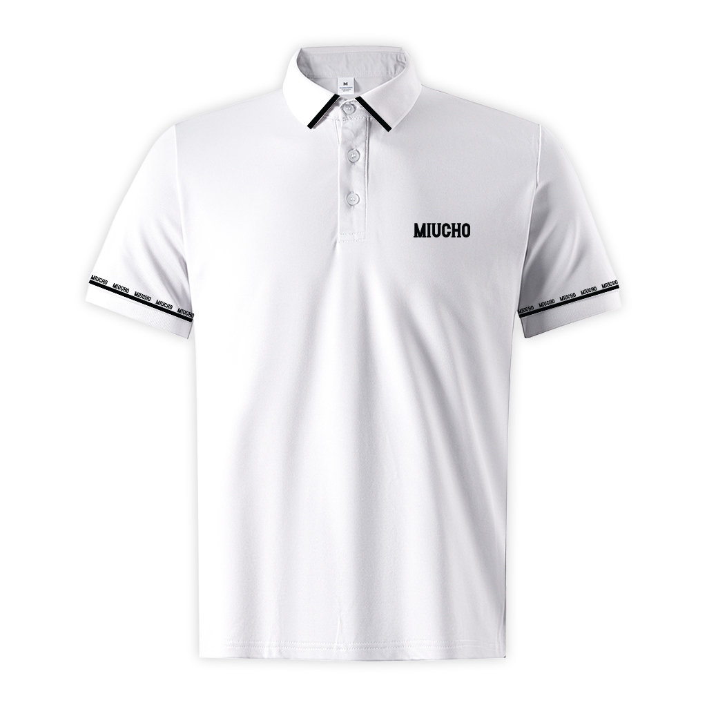 Áo polo nam trẻ trung 2467 Miucho Iconic chất vải cá sấu thoáng mát đứng form in mix_thumbnail_0