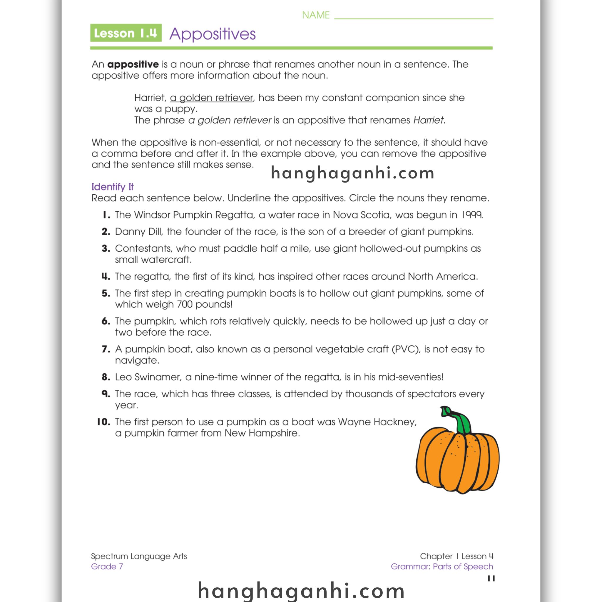Sách Spectrum Language Arts Workbook Grade 7_thumbnail_5