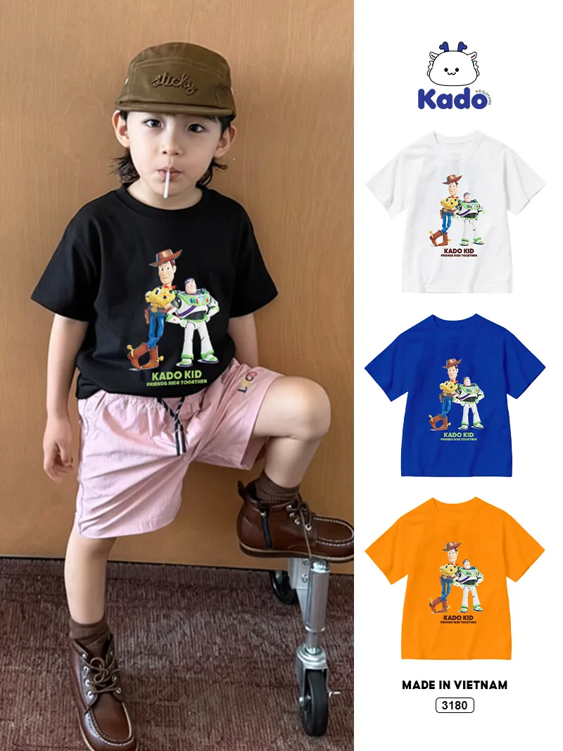 Áo thun bé trai bé gái Toy Story Kado 3180