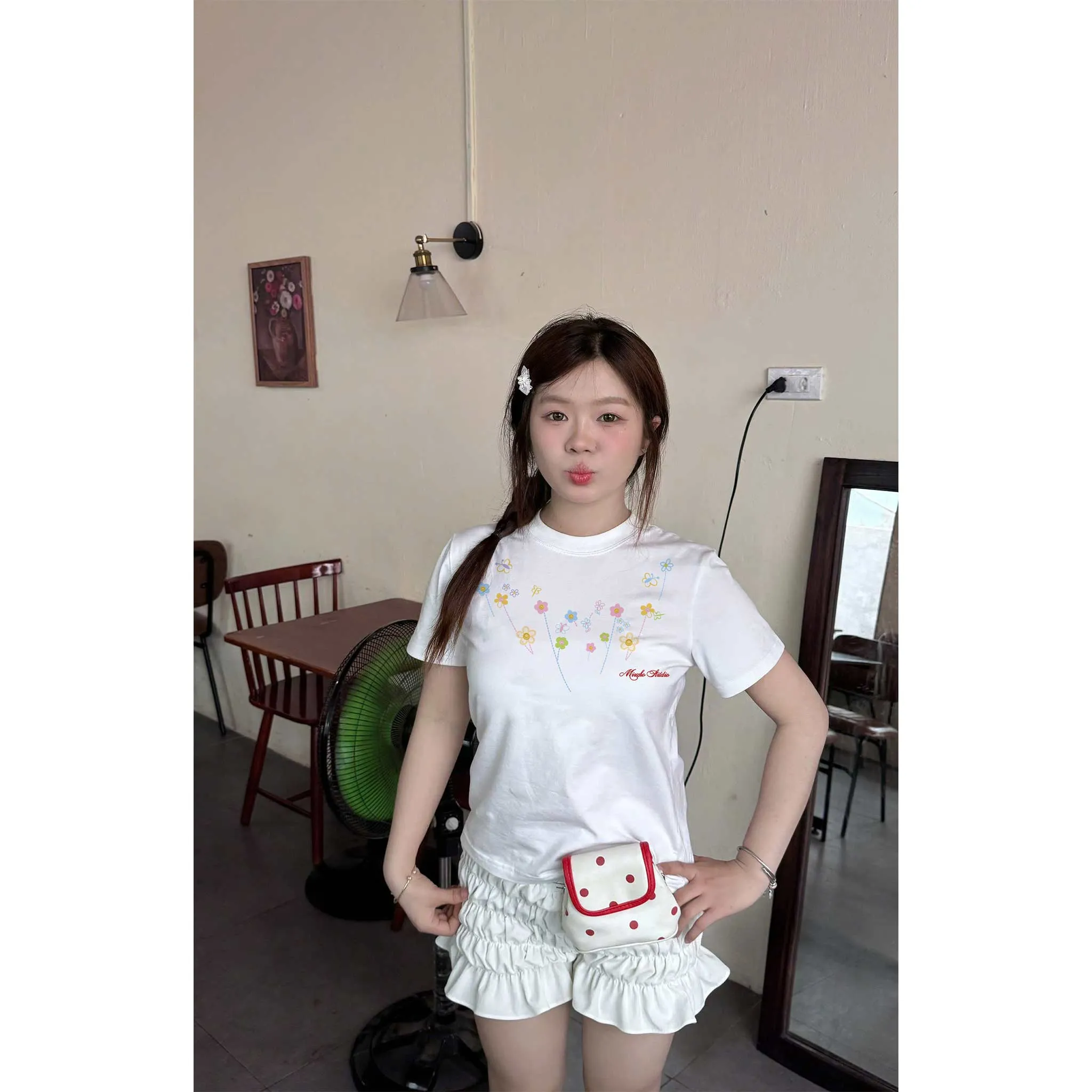 Áo baby tee nữ chuẩn form tôn dáng Miucho vải cotton co giãn 2 chiều thoáng mát cổ tròn in mix 2652_thumbnail_6