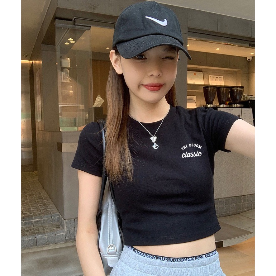 Áo croptop nữ form ôm -Áo thun kiểu dáng ngắn croptop LOZA G0113_thumbnail_10
