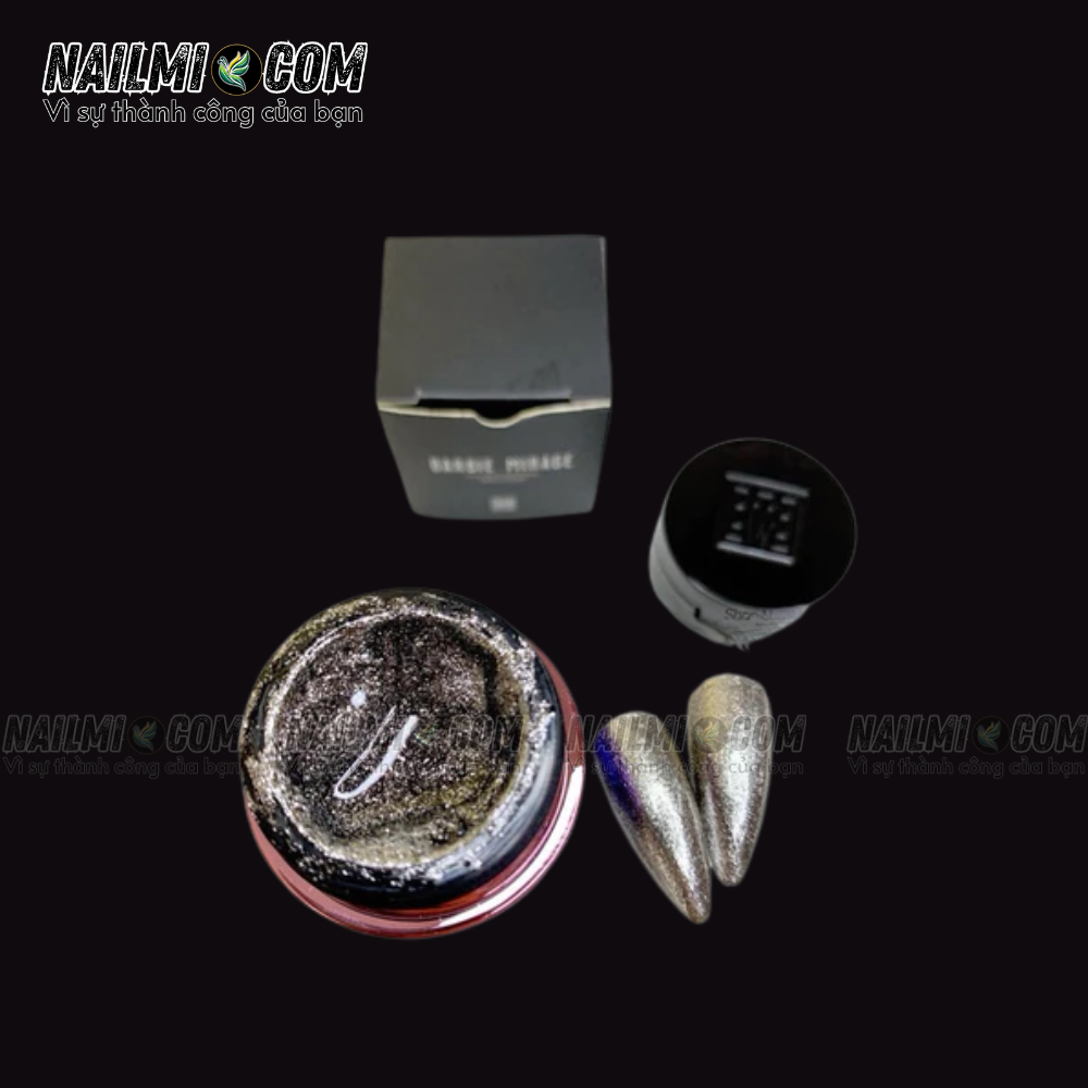 Gel Nhũ viền -  ánh bạc sẫm - 603 - Barbie Mirage_thumbnail_1