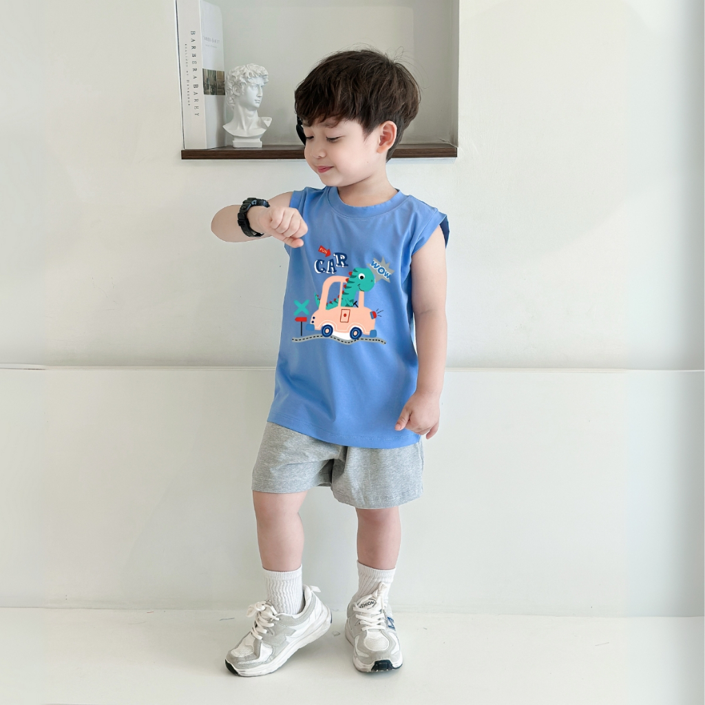 Bộ ba lỗ bé trai in hình nhiều mẫu -  Loza Kids G0298_thumbnail_10