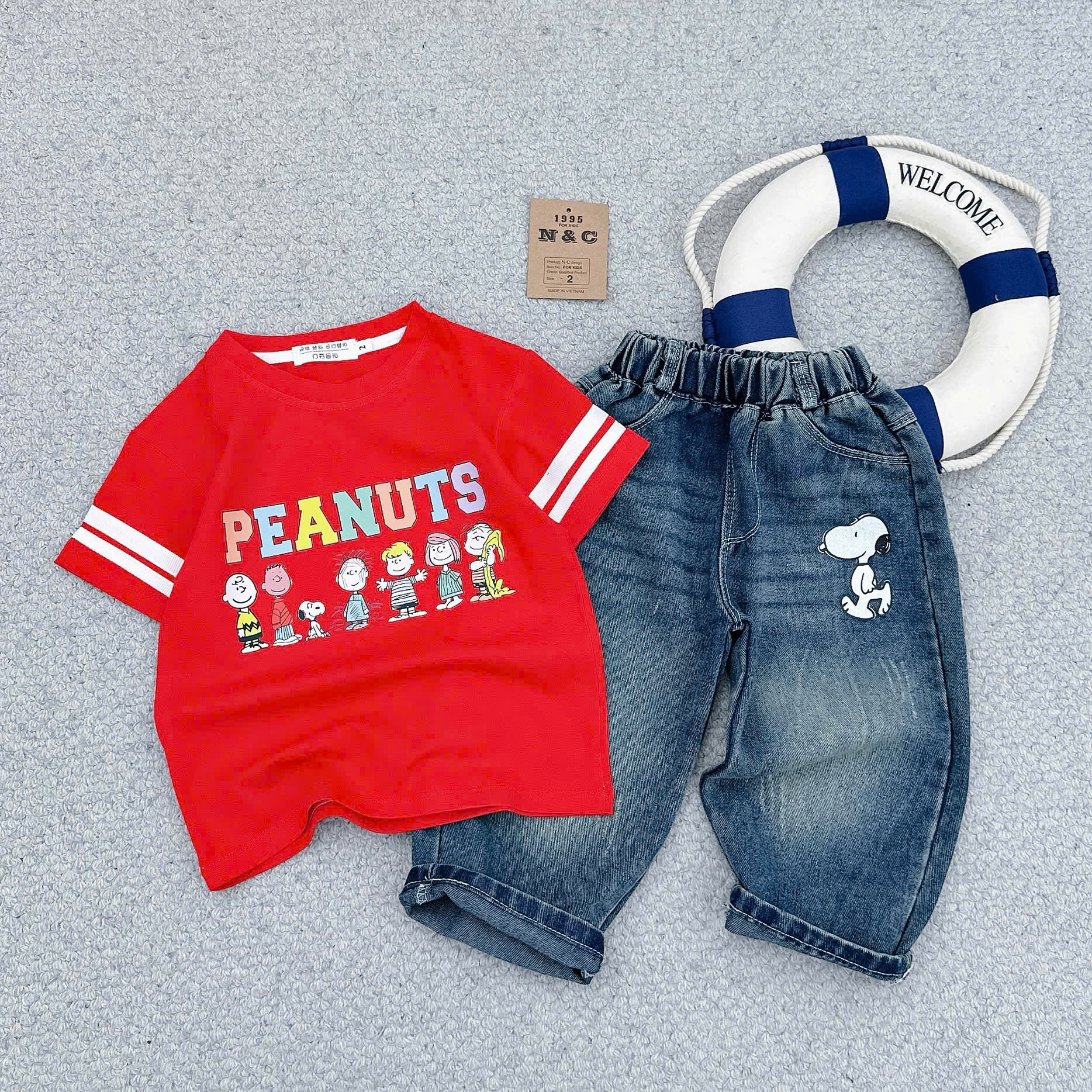 H66 ÁO CỘC QUẦN DÀI PEANUTS- A116.750