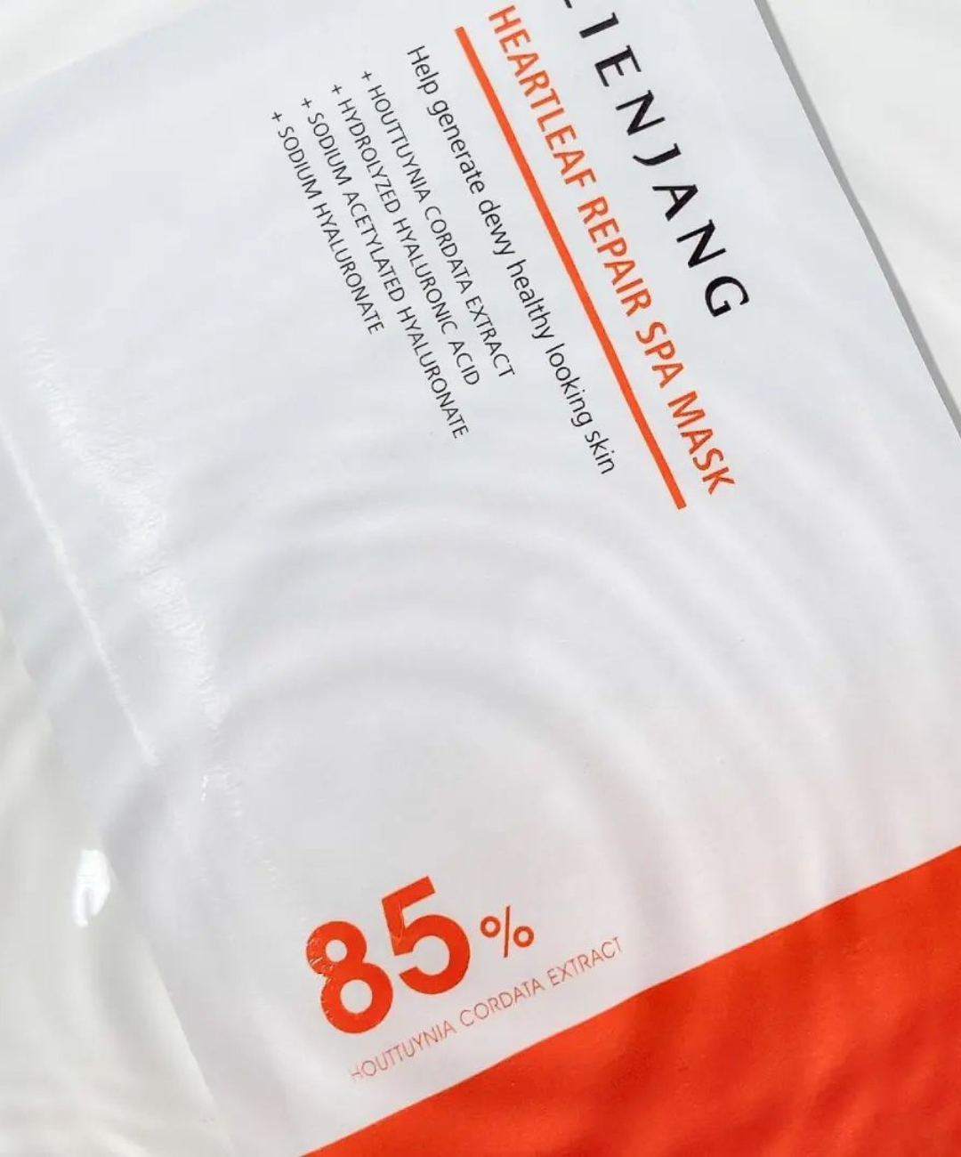 LIENJANG HEARTLEAF REPAIR SPA MASK - Mặt Nạ Làm Dịu Phục Hồi Da - 85% Rau Diếp Cá - Hộp 5 Miếng - [LJ009]_thumbnail_6