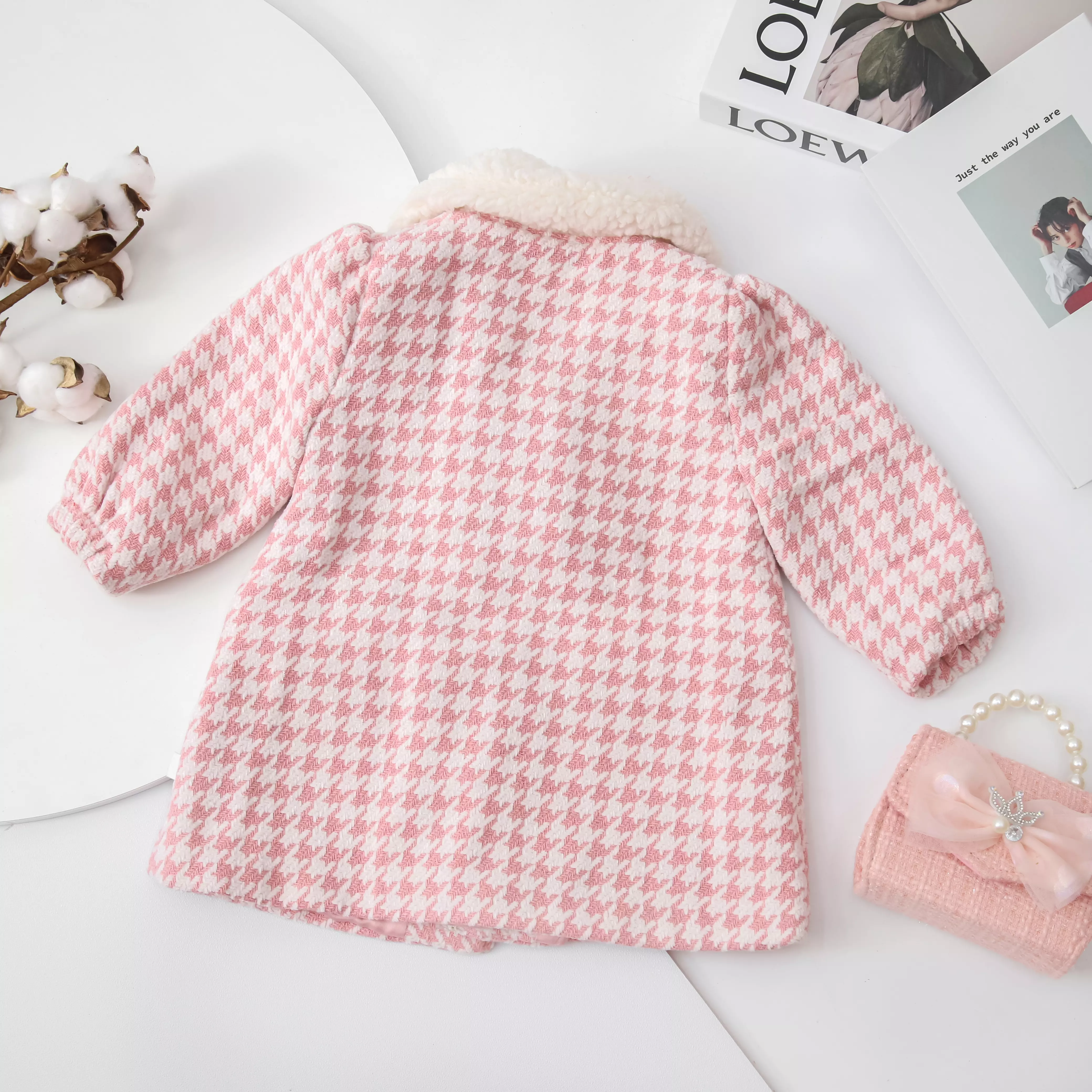 Áo khoác phối viền cổ lông_thumbnail_7