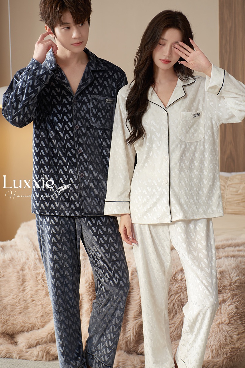 NHUNG30 Bộ ngủ nhung họa tiết chữ V_thumbnail_9