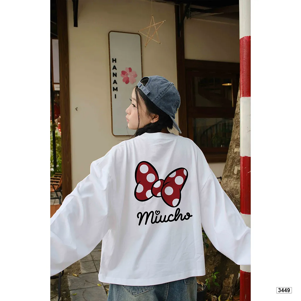 Áo thun boxy tay dài Kitty siêu yêu Miucho 3449_thumbnail_2