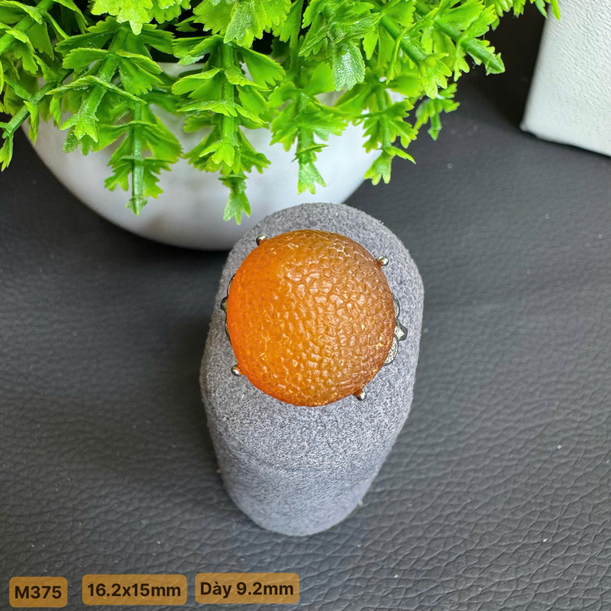 Nhẫn Giọt Vân Óc Chó - M375