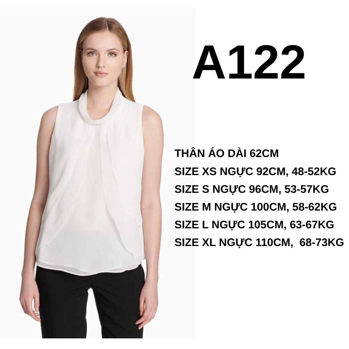 A122- Áo voan lụa C&K