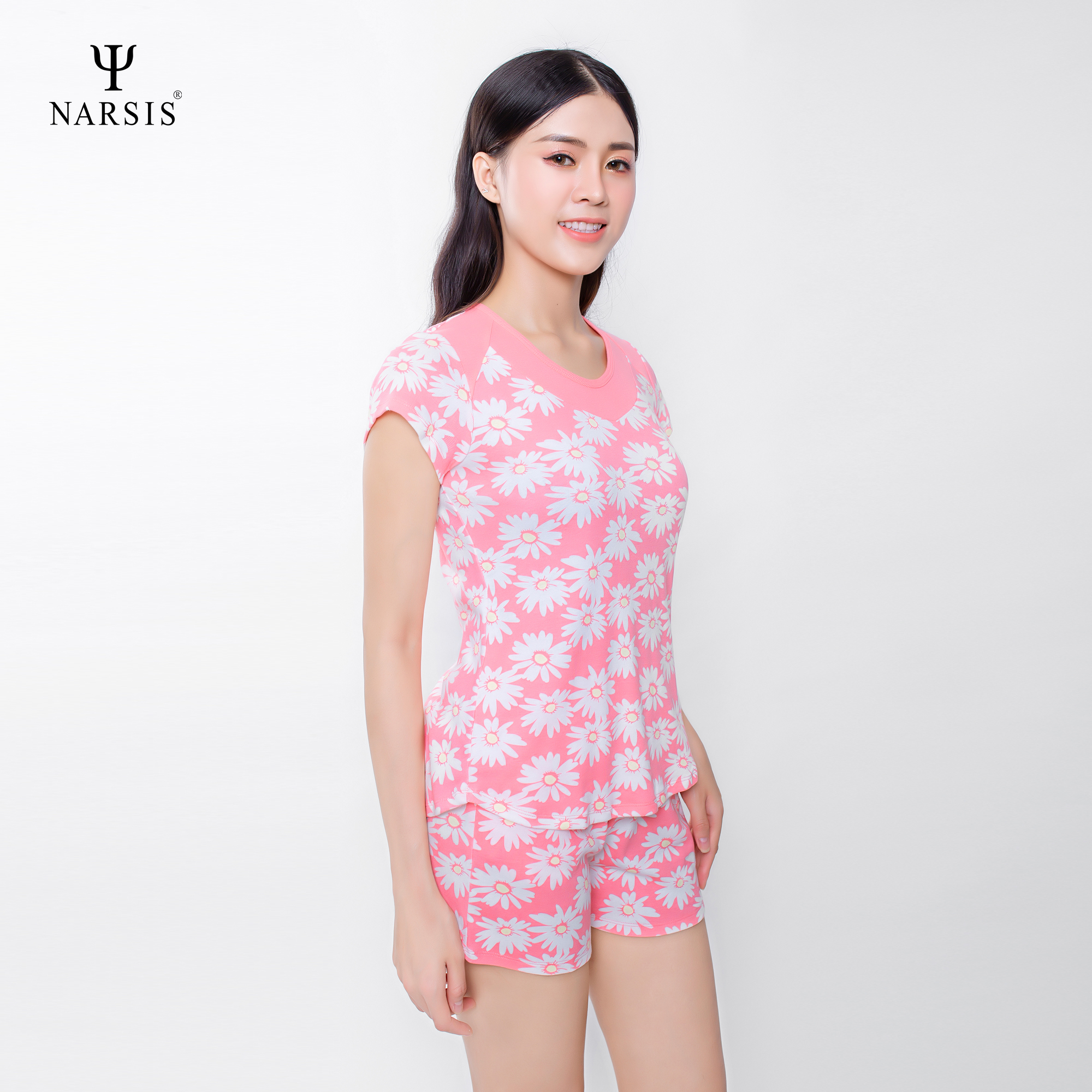 BỘ HÈ NỮ M8093 NARSIS CHẤT LIỆU THOÁNG MÁT, DỄ CHỊU, THOẢI MÁI CẢ NGÀY, DỄ VẬN ĐỘNG