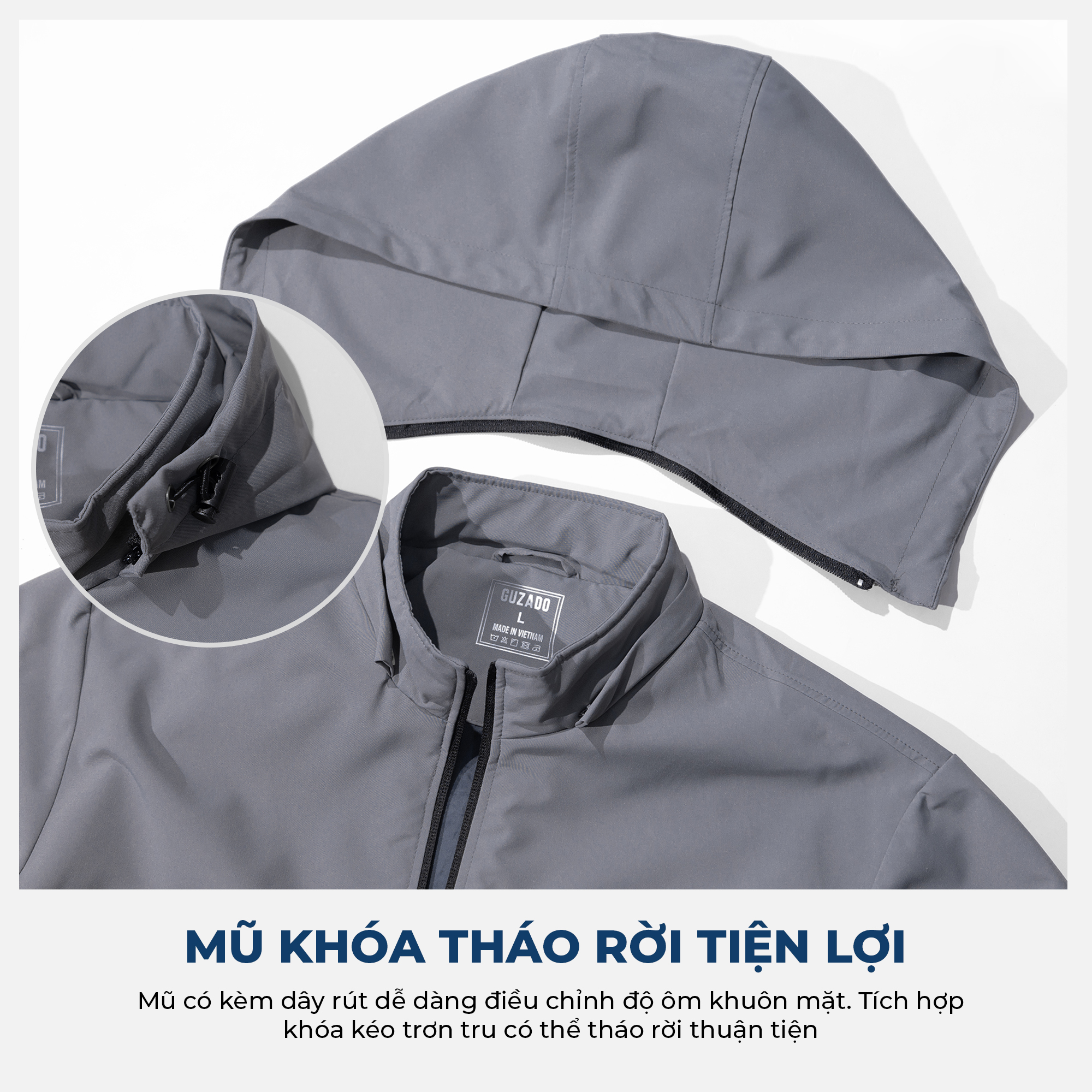Áo Gió Nam GUZADO Chống Nước, Cản Gió, Giữ Ấm Tốt GKG15_thumbnail_6