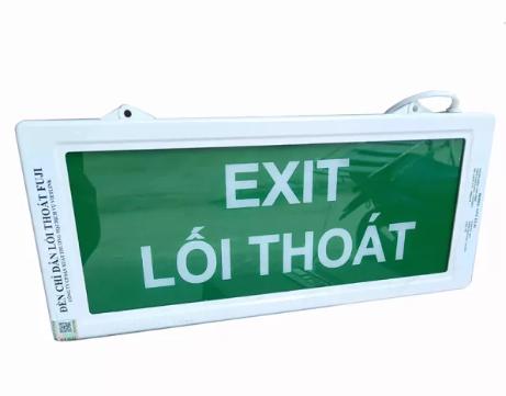 Đèn exit lối thoát 1 mặt và 2 mặt không chỉ hướng FUJI/VIETLINK_thumbnail_2