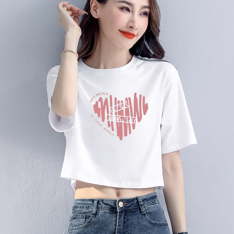 [Form Rộng] Áo croptop nữ form rộng đen trắng in hình thời trang - áo laptop dáng rộng chất liệu cotton LOZA G0127_thumbnail_9