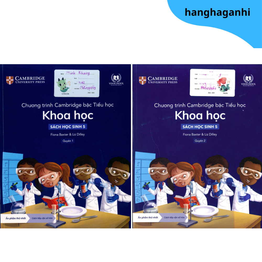 Cambridge Song Ngữ bậc Tiểu học – KHOA HỌC – Sách học sinh 5 – Quyển 1&2