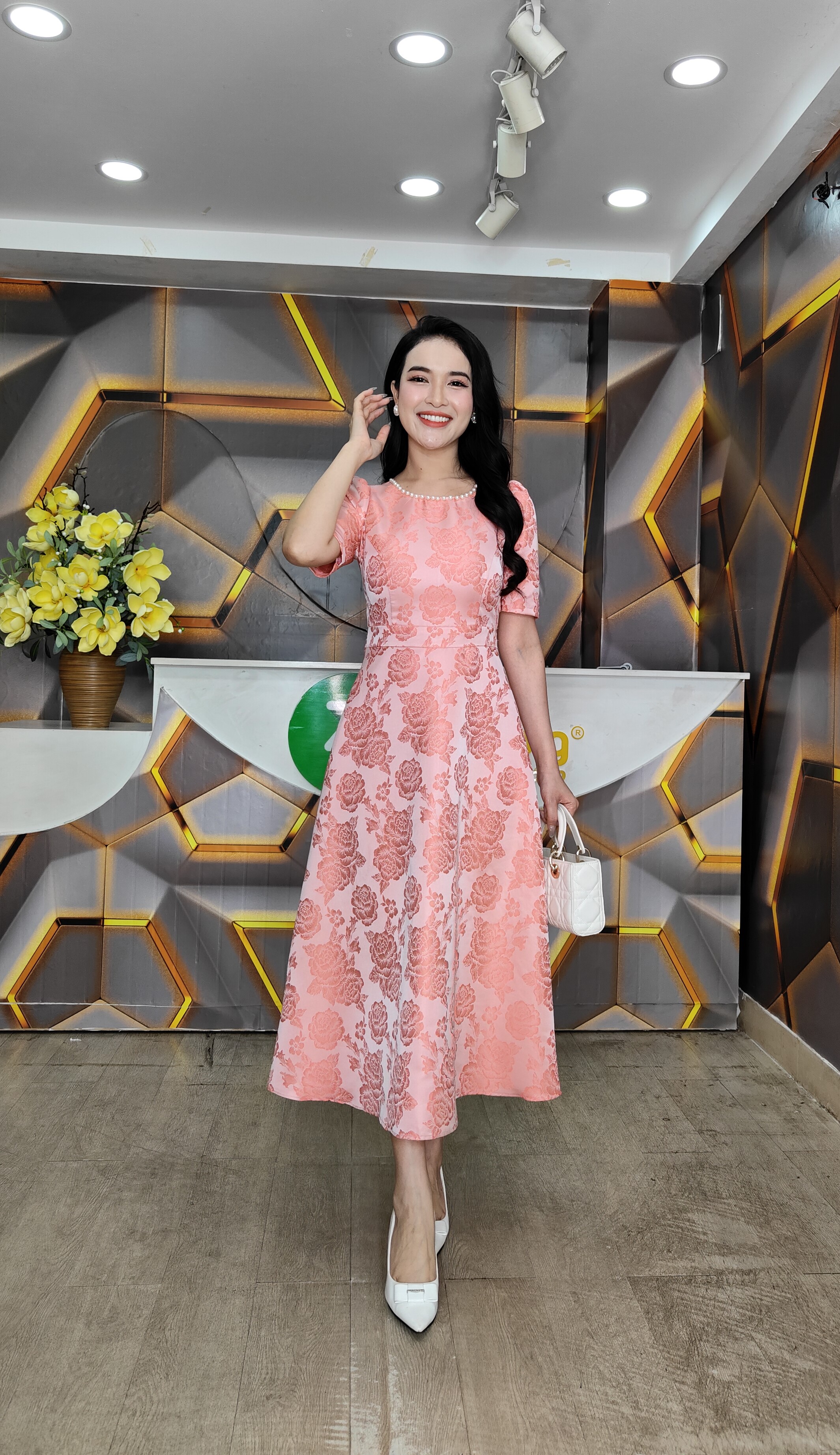 Đầm xòe - Y1502 - Thương hiệu Zonbig_thumbnail_2