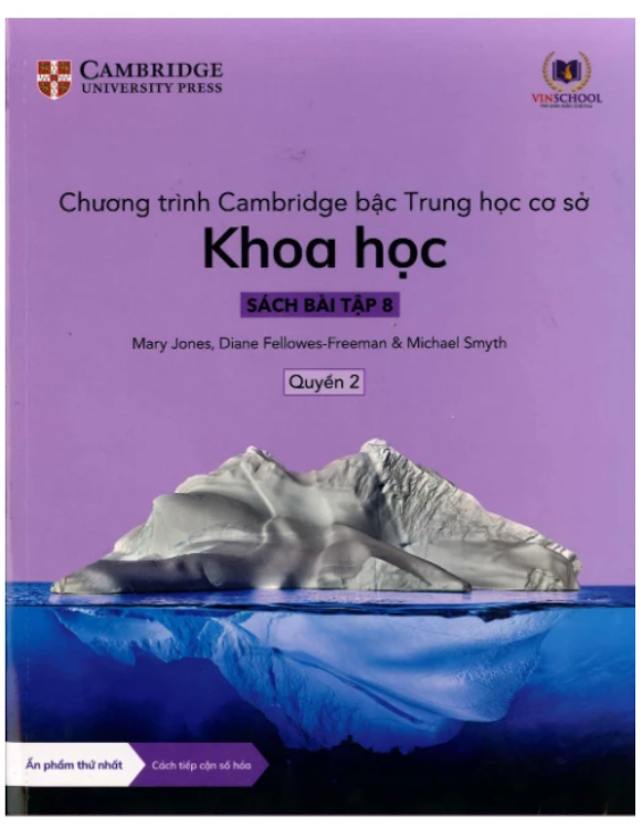 Cambridge Song ngữ bậc Trung học – KHOA HỌC – Sách Bài T 8 – Quyển 2